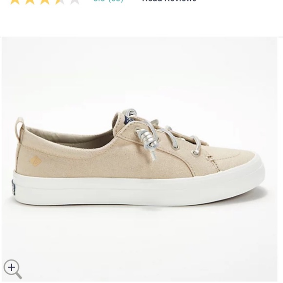 Sperry Crest Vibe Sparkle Sneakers Size 8 - Picture 2 of 7